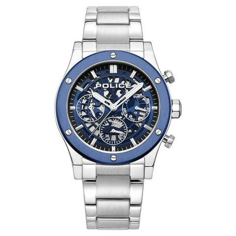 PLPEWJK0006440 Police Blue Dial Quartz Multifunction Watch for Men