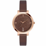 TW041HL20 Helix Analog Leather Watch Women