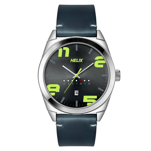 TW043HG27 Helix Analog Leather Watch Men