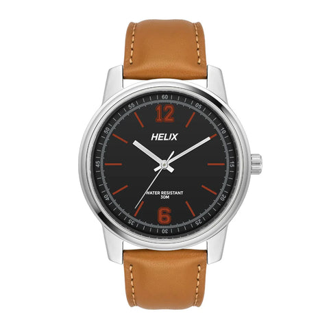 TW046HG00 Helix Analog Leather Watch Men