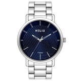 TW053HG00 Helix   Blue Round Analog Stainless Steel Watch Men