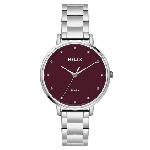 TW056HL04 Helix Analog Stainless Steel Watch Women