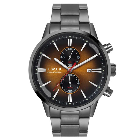 TWEG19932 Timex Cosmic Awe Men Chronograph Round Dial Orange Watch