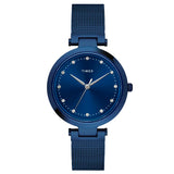 TWEL11827 TIMEX Women Blue Round Dial Analog Watch