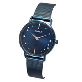 TWEL15620 TIMEX Women Blue Round Dial Analog Watch