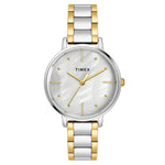 Timex Women Grey Round Analog Brass Dial Watch- TWEL15808