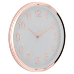 NCW0001PA02A Titan Rose Gold Metallic Wall Clock