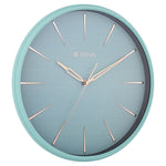 W0013PA02 Titan Contemporary Peacock Green Wall Clock in a Matte Finish with a Textured Dial