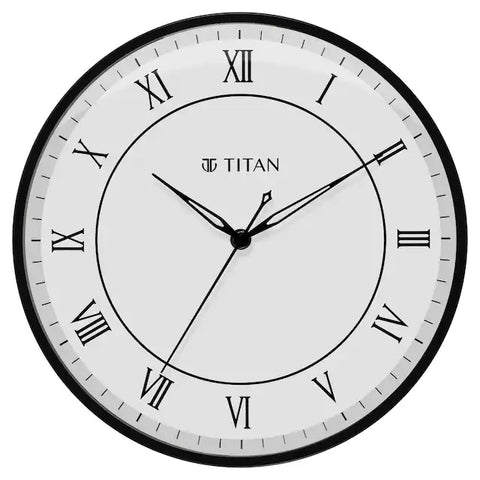 NCW0022MA02 Titan Classic Metal Frame Wall Clock