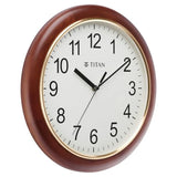 NSW0053WA01 Titan White Dial Brown Color Silent Sweep Technology