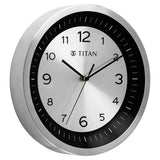 NSW0059MA01A Titan Metallic Wall Clock Silver Dial