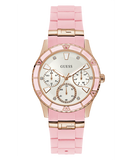 W1157L6 GUESS Ladies Pink Rose Gold Tone Multi-function Watch