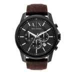 Armani Exchange Round Quartz Black Dial Men Watch - AX1732