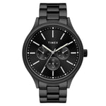 Timex Black Dial Round Case Multifunction Function Watch -TWEG18410