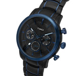 Men's Black Dial Round Case Multifunction Function Watch -TWEG20200