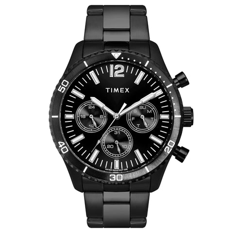 TWEG22204 Multifunction Men Analog Black Dial Coloured Quartz Watch