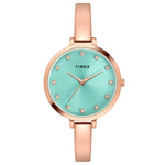 TWEL12822 Timex  Blue Dial Round Case 3 Hands Function Watch