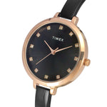 Women's Black Dial Round Case 3 Hands Function Watch -TWEL12823