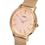 Women's Mother Of Pearl Dial Round Case 2 Hands Function Watch -TWEL15607