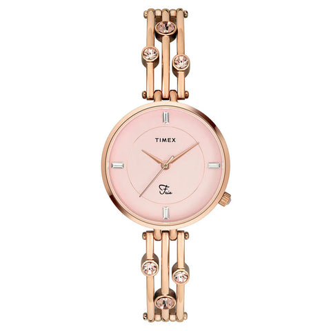 Timex Fria Women Pink Round Analog Watch - TWEL16001