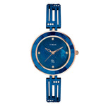 TWEL16203 Timex Fria Women Blue Round Analog Watch