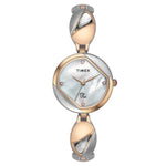 Pearl Dial Round Case 3 Hands Function Watch -TWEL16301