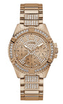 Female Rose Gold Stainless Steel Chronograph Watch W1156L3