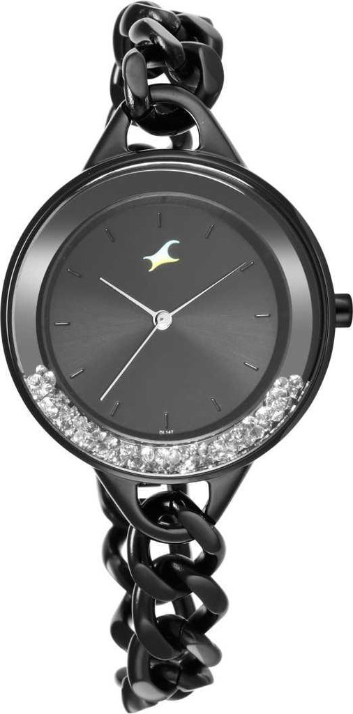 Fastrack ladies black online watches