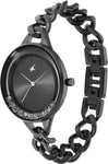 Fastrack Glitch Black Dial Black Chain Watch - 68026NM01 - Bharat Time Style