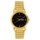 Sonata Analog Round Black Dial Golden Stainless Steel Strap Watch For Men-NM1141YM14 - Bharat Time Style