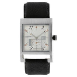 Fastrack White Rectangle Dial Leather Strap Analog Watches For Guys NK1478SL02 - Bharat Time Style