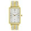 Titan White Rectangle Dial Stainless Steel Strap Analog with Date Watches For Men 1738BM01 - Bharat Time Style