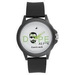 Fastrack White Dial Analogue Black Silicone Strap Unisex Watch - 38024pp34 - Bharat Time Style