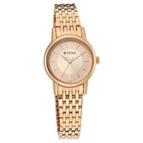 Rose Gold Dial Analog Watch | Titan - 2593WM02 - Bharat Time Style