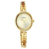 Gold Dial Analog Watch | Titan - 2637YM01 - Bharat Time Style