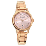 Titan Rose Gold Dial Analog Watch | Titan - Bharat Time Style