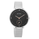 Workwear Watch with Black Dial & Stainless Steel Strap | Titan - Bharat Time Style