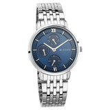 Workwear Watch with Blue Dial Metal Strap | Titan - Bharat Time Style