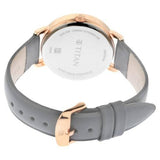 Workwear Watch with Grey Dial Leather Strap | Titan - 2652WL02 - Bharat Time Style