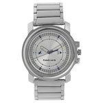 Fastrack Silver Round Dial Stainless Steel Strap Analog Watches For Guys NN3039SM03C/NL3039SM03 - Bharat Time Style