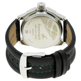 Fastrack Green Round Dial Leather Strap Analog Watches For Guys NK3089SL03 - Bharat Time Style