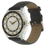 Fastrack Silver Round Dial Leather Strap Analog Watches For Guys NG3089SL11C - Bharat Time Style