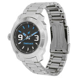 Fastrack Black Round Dial Stainless Steel Strap Analog Watches For Guys 3168SM02 - Bharat Time Style