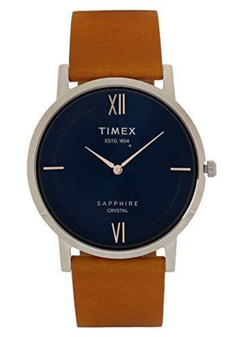 Timex Sapphire Crystal Analog Blue Dial Men's Watch-TWEG17401 - Bharat Time Style