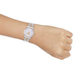 TIMEX Floral Fashion with Skeletal Cut-Out in Dial Analog Silver Women's Watch-TWEL13110 - Bharat Time Style