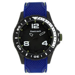 Fastrack Black Round Dial Silicone Strap Analog Watches For Guys 38036PP02J - Bharat Time Style