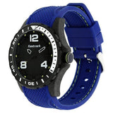 Fastrack Black Round Dial Silicone Strap Analog Watches For Guys 38036PP02J - Bharat Time Style