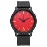 Red Dial Analog Watch - 38039PP12W - Bharat Time Style