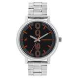 Fastrack Black Round Dial Stainless Steel Strap Analog Watches For Guys 38052SM06 - Bharat Time Style