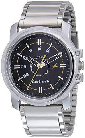 Fastrack Economy Analog Black Dial Men's Watch NM3039SM02/NN3039SM02 - Bharat Time Style